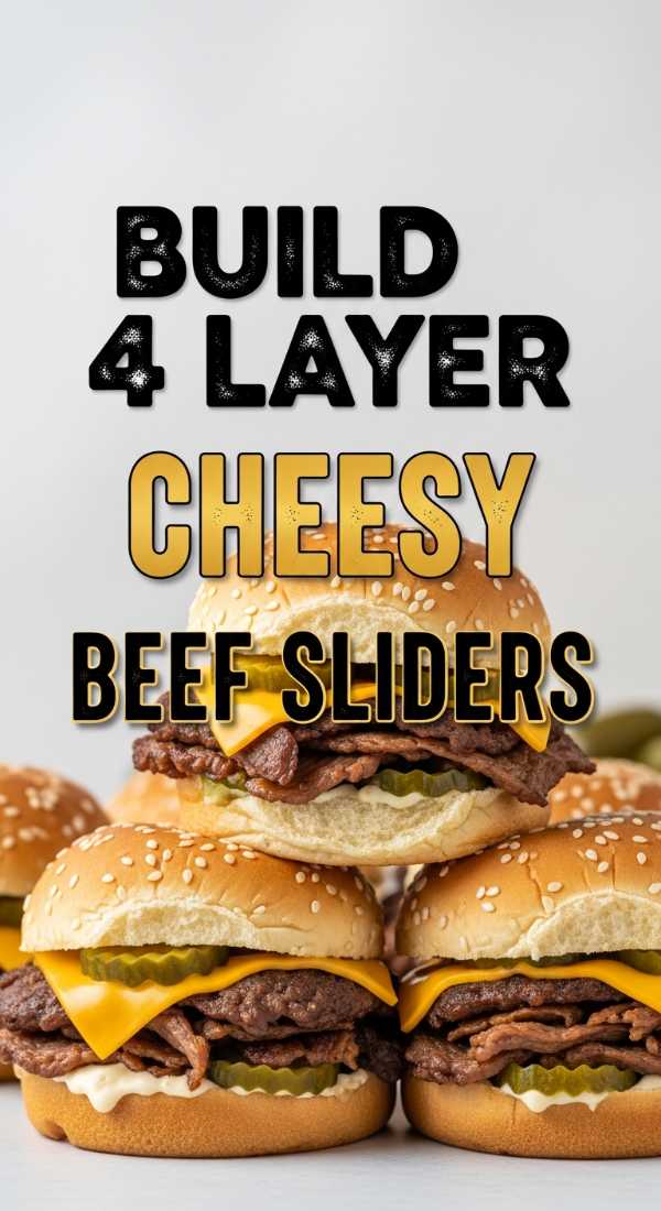 Build 4 Layer Cheesy Beef Sliders 69ec6f291b2a0