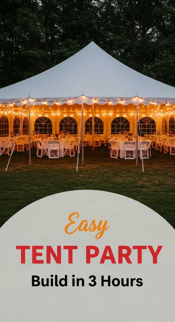 Build A Backyard Tent Party In 3 Easy Hours 69efa7b689aac