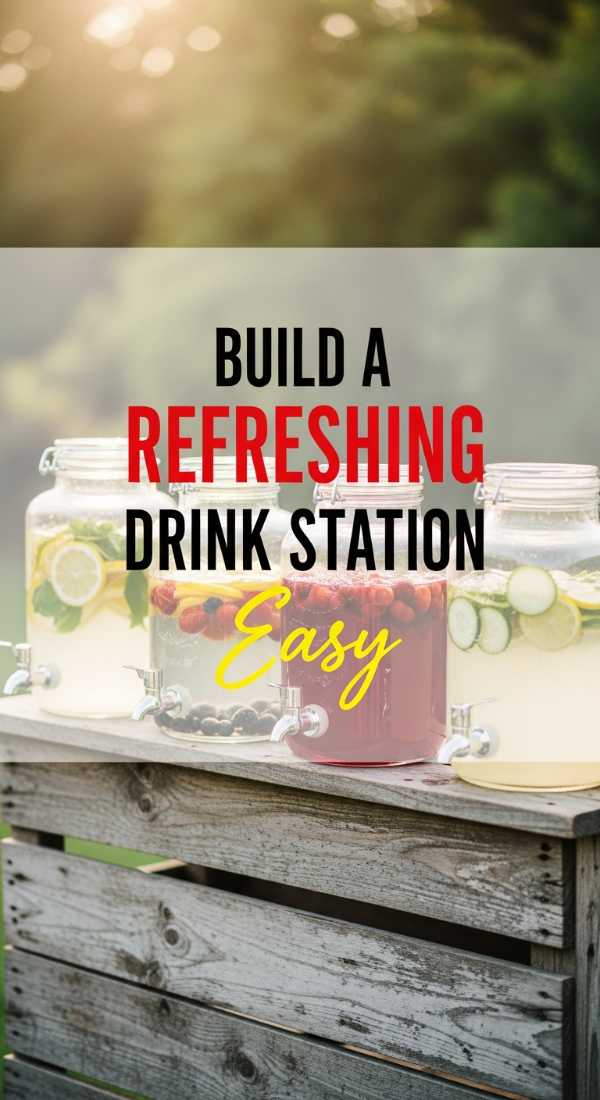 Build A Refreshing Drink Station In 5 Easy Minutes 69f2f102e6c2d