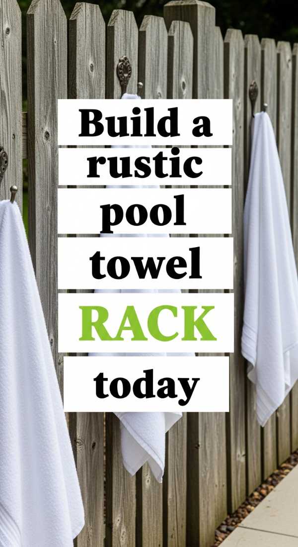 Build A Rustic Pool Towel Rack Today 69f32c4b3caca
