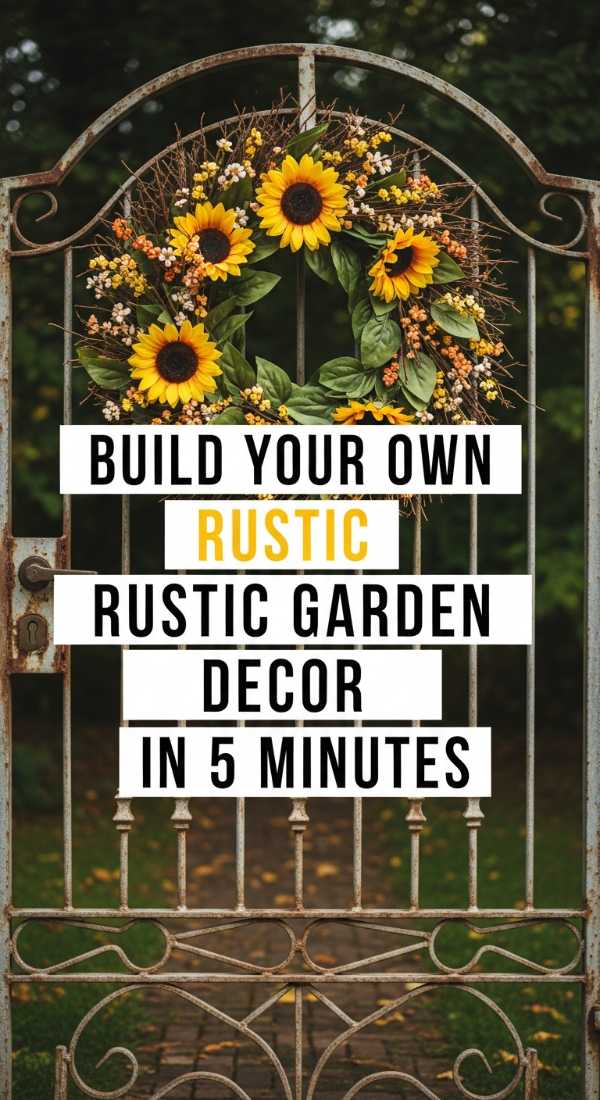 Build Your Own Rustic Garden Decor In 5 Minutes 69e9b1021e555
