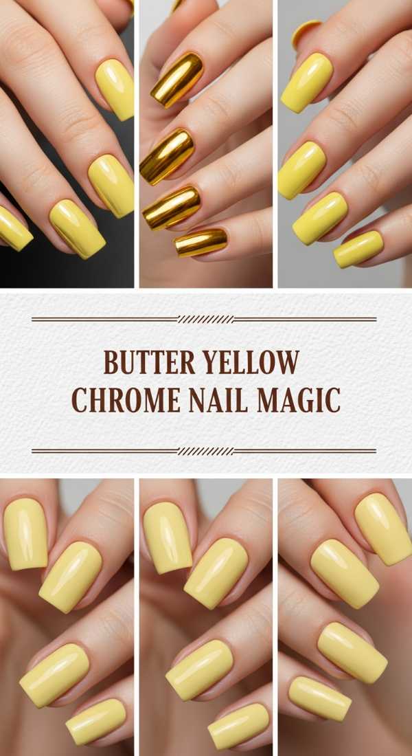 Butter Yellow Chrome Nail Magic 69ee41762b79b