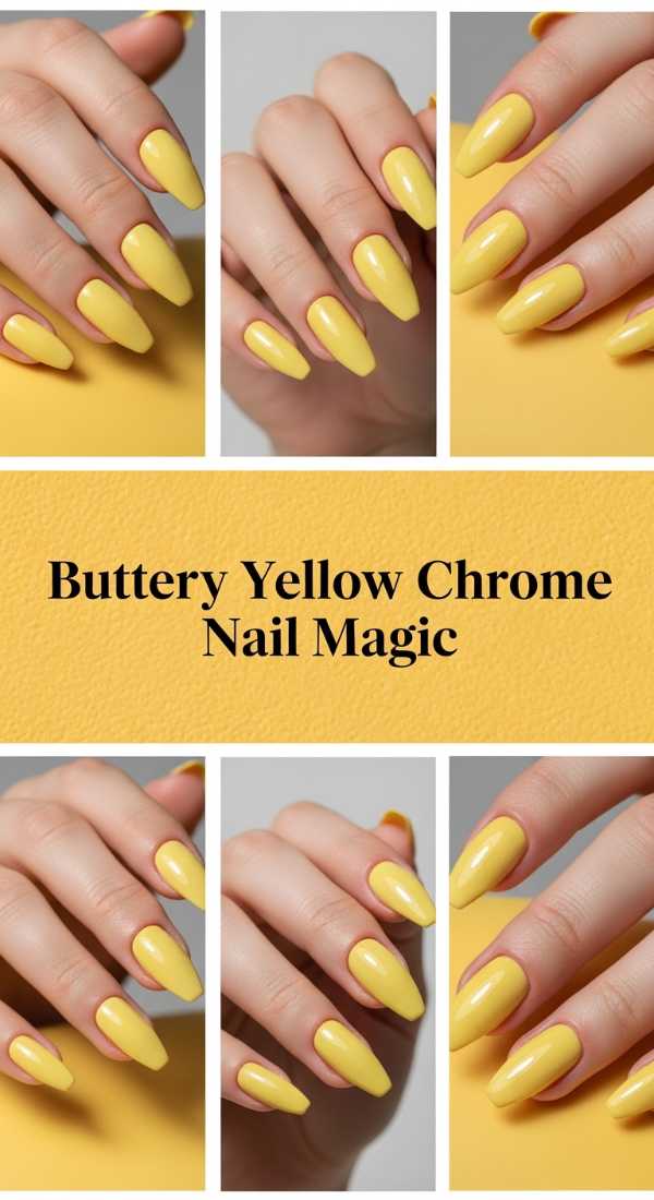 Buttery Yellow Chrome Nail Magic 69f0cc4d22262