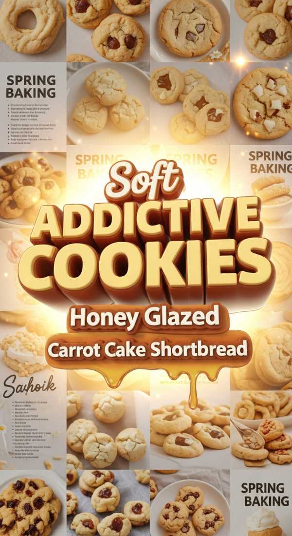 Carrot Cake Shortbread Cookies For Spring 69de7d6d68e77