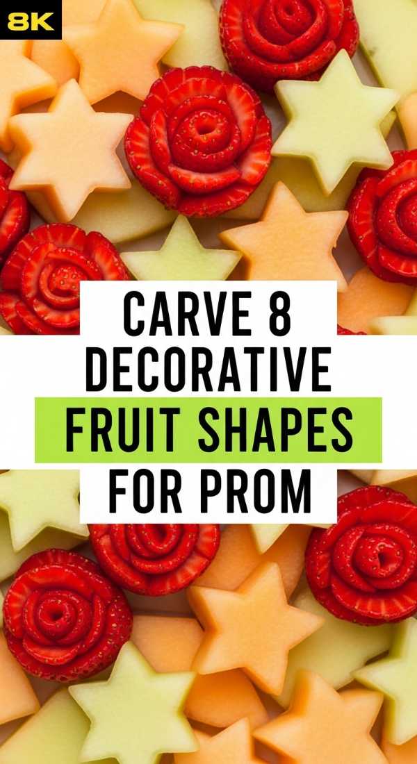 Carve 8 Decorative Fruit Shapes For Prom 69efae5ad6913