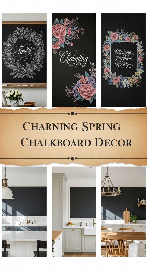 Charming Spring Chalkboard Decor 69df43c99d1a8
