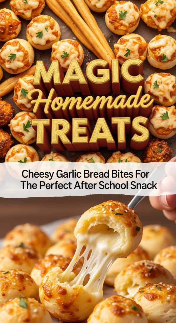 Cheesy Garlic Bread Bites After School Snack 69de7af2a7d96