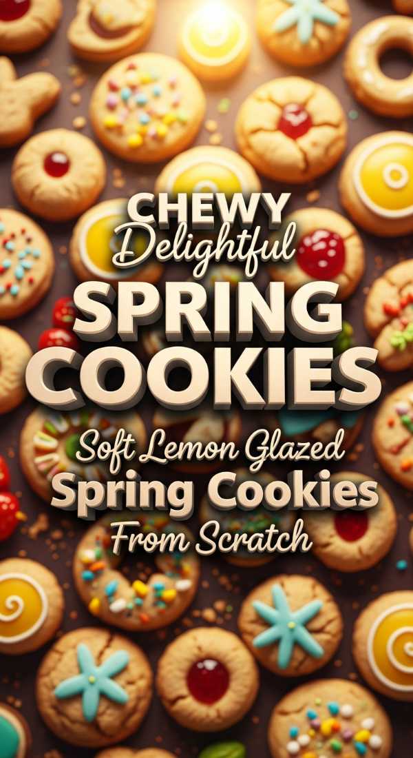 Chewy Delightful Lemon Spring Cookies 69ec94fe9b9fd