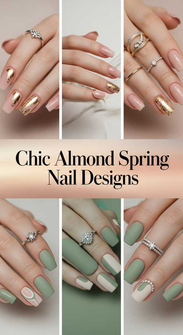 Chic Almond Spring Nail Designs 69e5f3d829f3c