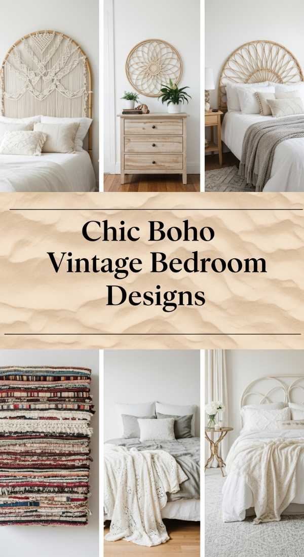 Chic Boho Vintage Bedroom Designs 69df1fca4c139