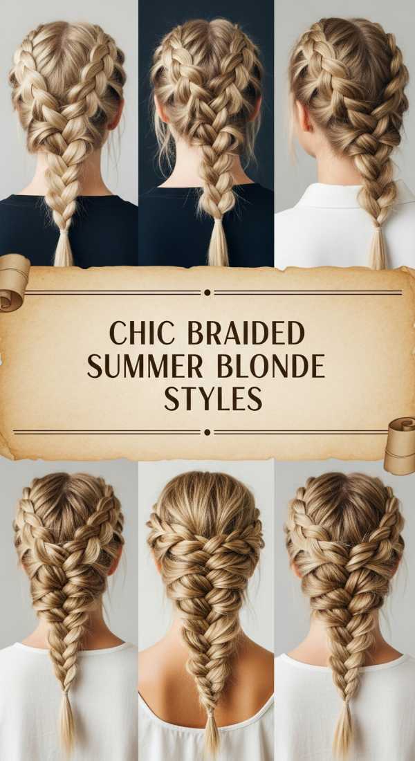 Chic Braided Summer Blonde Styles 69f33c9d188be