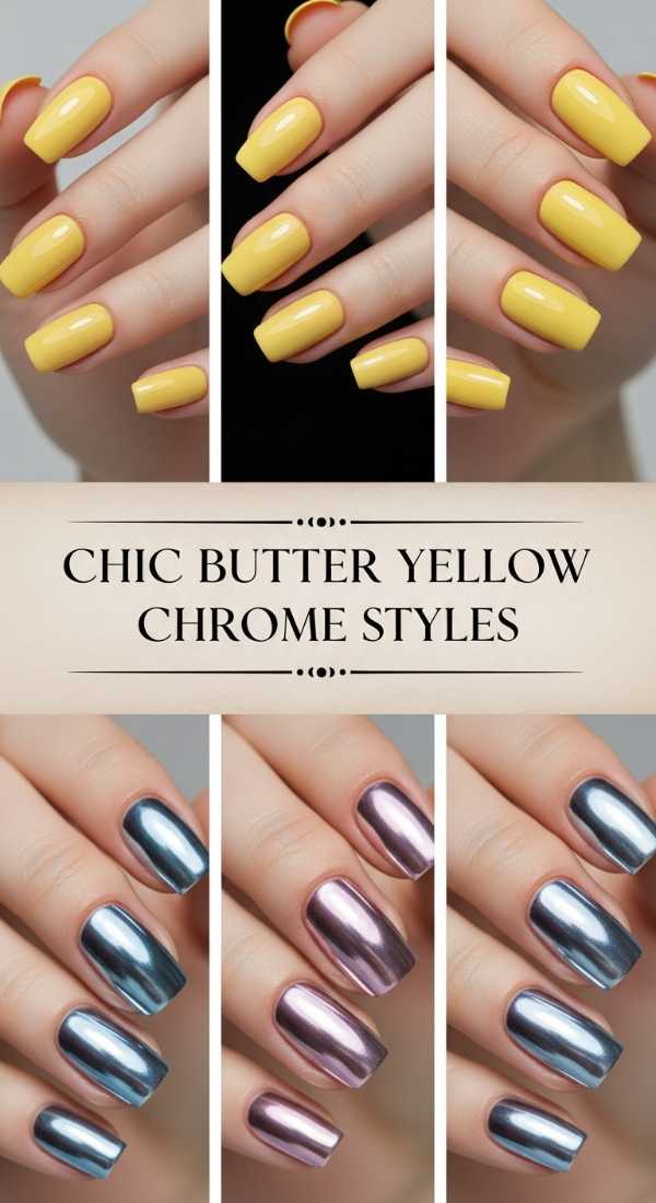 Chic Butter Yellow Chrome Styles 69f0ca39327e4