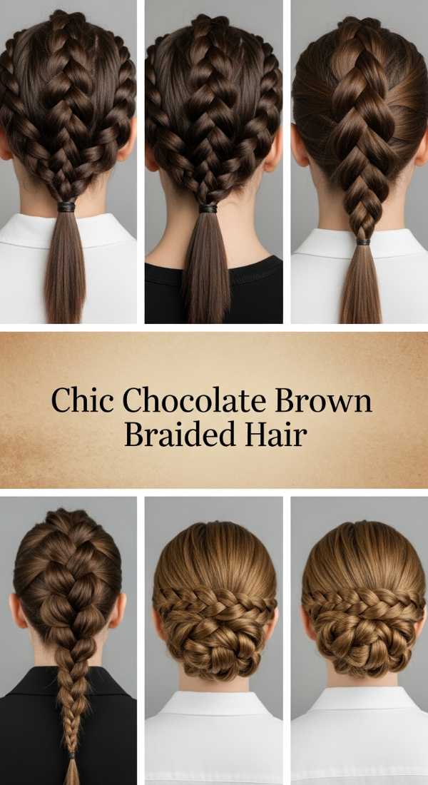 Chic Chocolate Brown Braided Hair 69ecef820911c