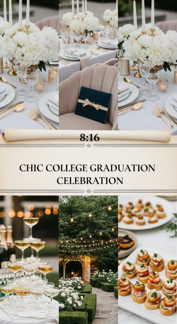 Chic College Graduation Celebration 69e60f4d2ceba