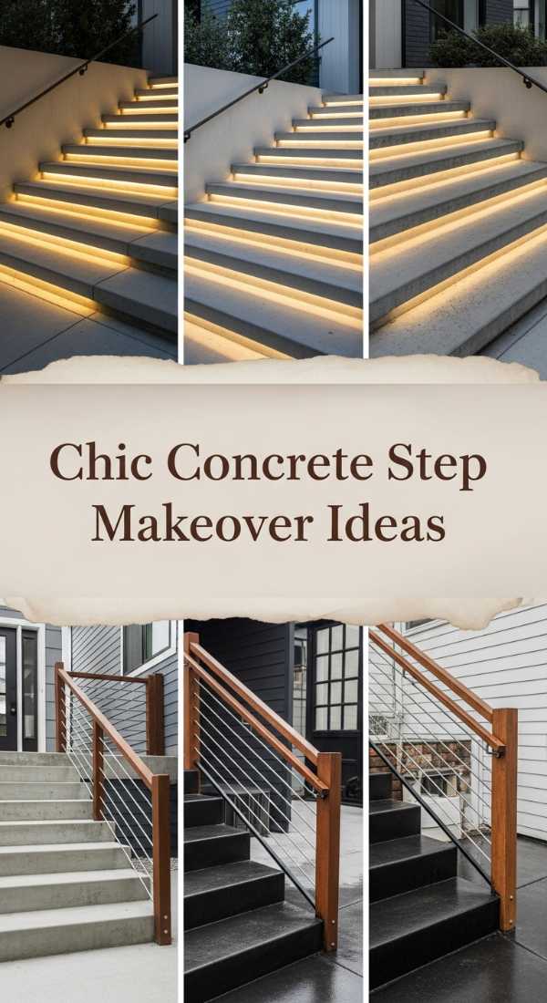 Chic Concrete Step Makeover Ideas 69e64c67dd680