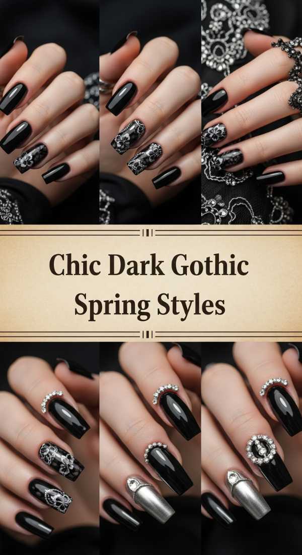 Chic Dark Gothic Spring Styles 69ef3c6c8f6fb