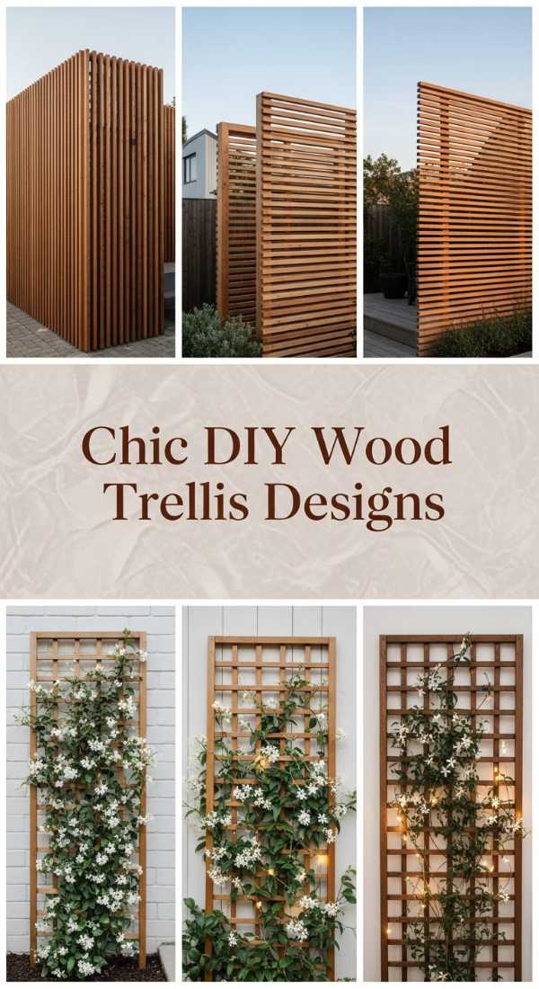 Chic Diy Wood Trellis Designs 69efa2715b3ae