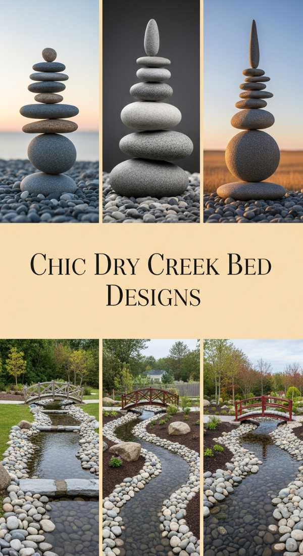 Chic Dry Creek Bed Designs 69e777a8bf850