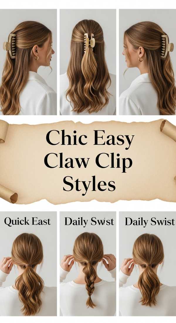 Chic Easy Claw Clip Styles 69eb966b84f31