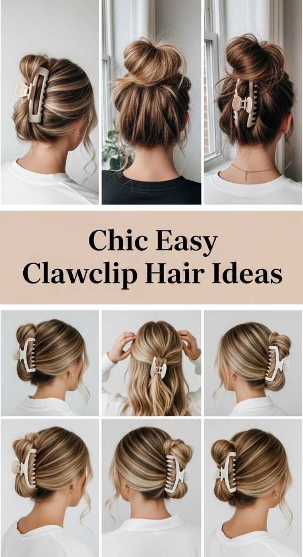 Chic Easy Clawclip Hair Ideas 69e9d414a9d7c