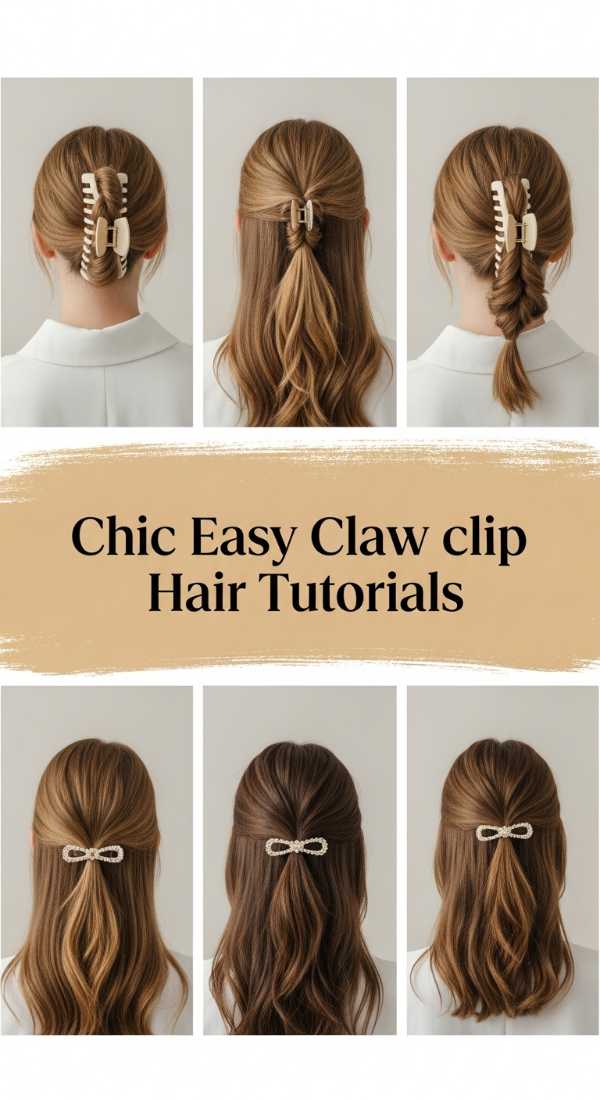 Chic Easy Clawclip Hair Tutorials 69e742cb1aedb