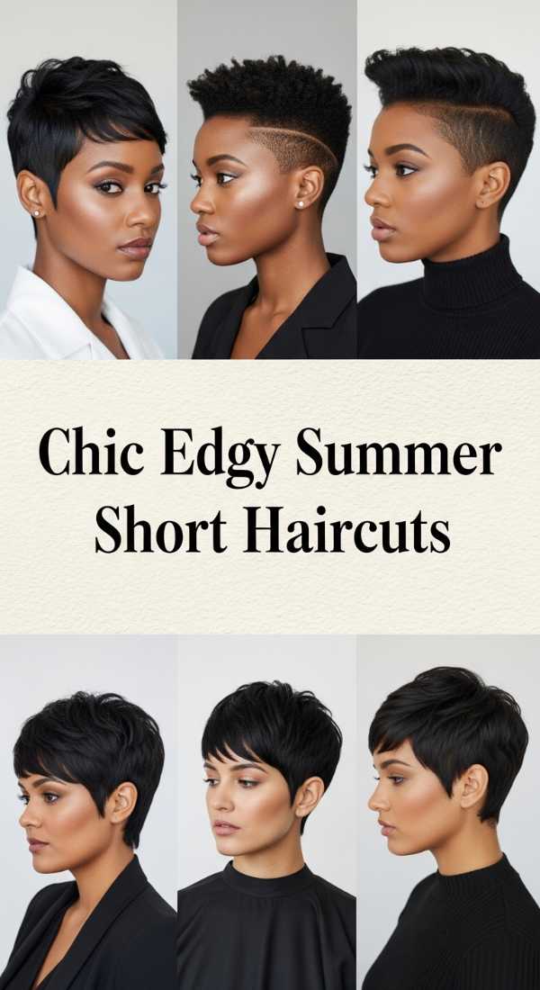 Chic Edgy Summer Short Haircuts 69ef494051bb6