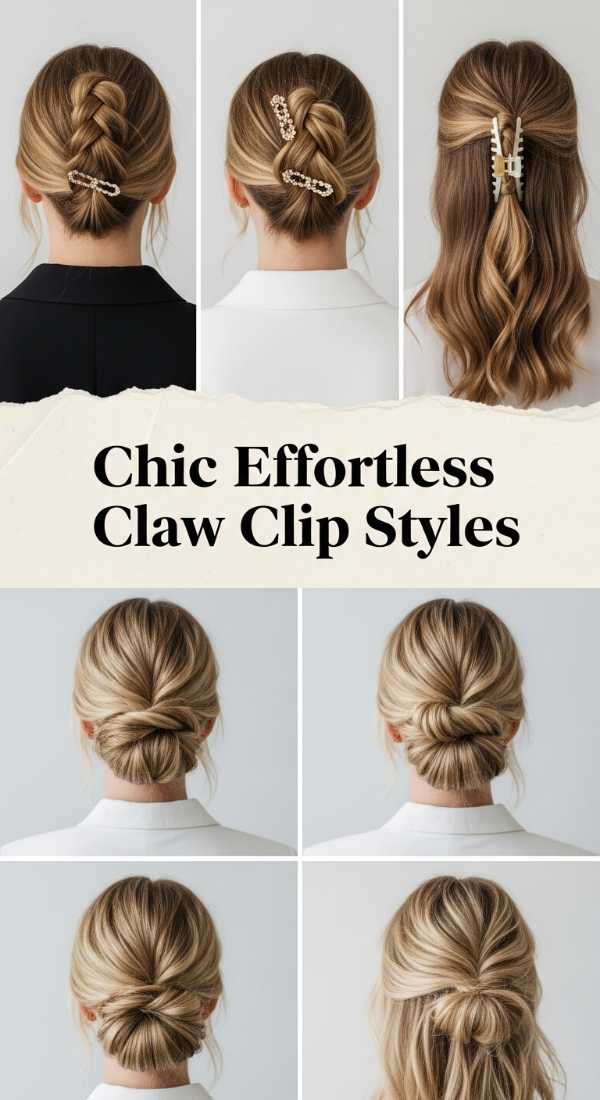 Chic Effortless Claw Clip Styles 69f261d683d37