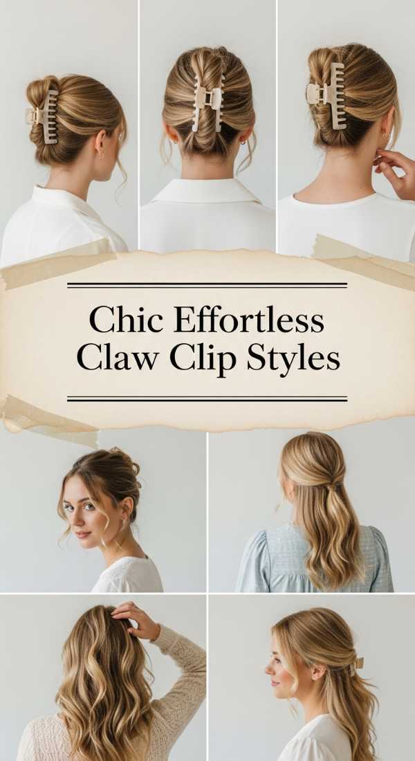 Chic Effortless Claw Clip Styles 69f262bac3369