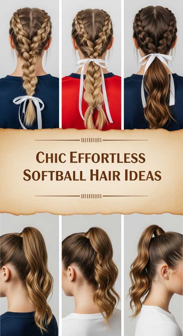 Chic Effortless Softball Hair Ideas 69e5e10376d6a