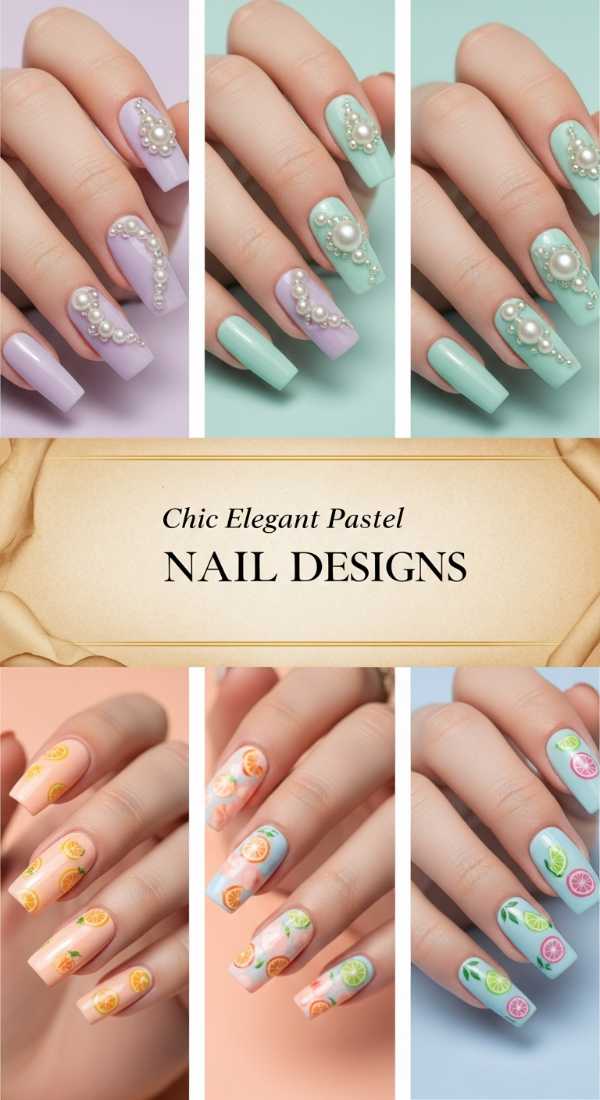 Chic Elegant Pastel Nail Designs 69e350e7dd321
