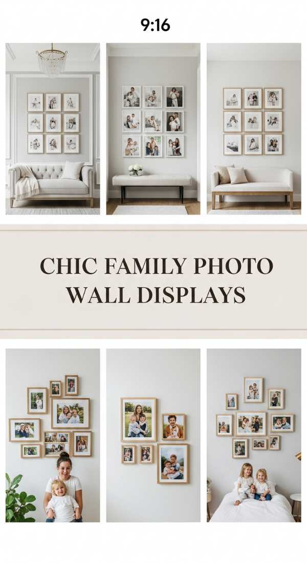 Chic Family Photo Wall Displays 69df1fd336736