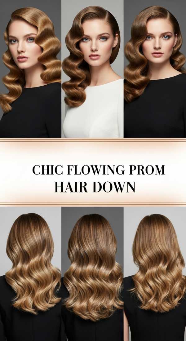 Chic Flowing Prom Hair Down 69f0e2fe0dea5