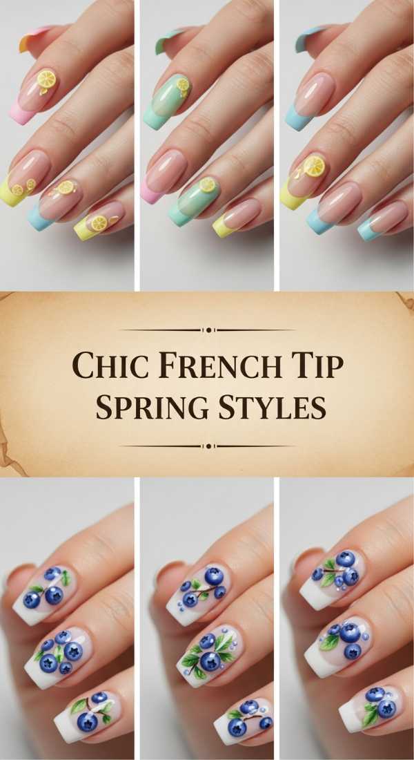Chic French Tip Spring Styles 69e5f3f44b1fe