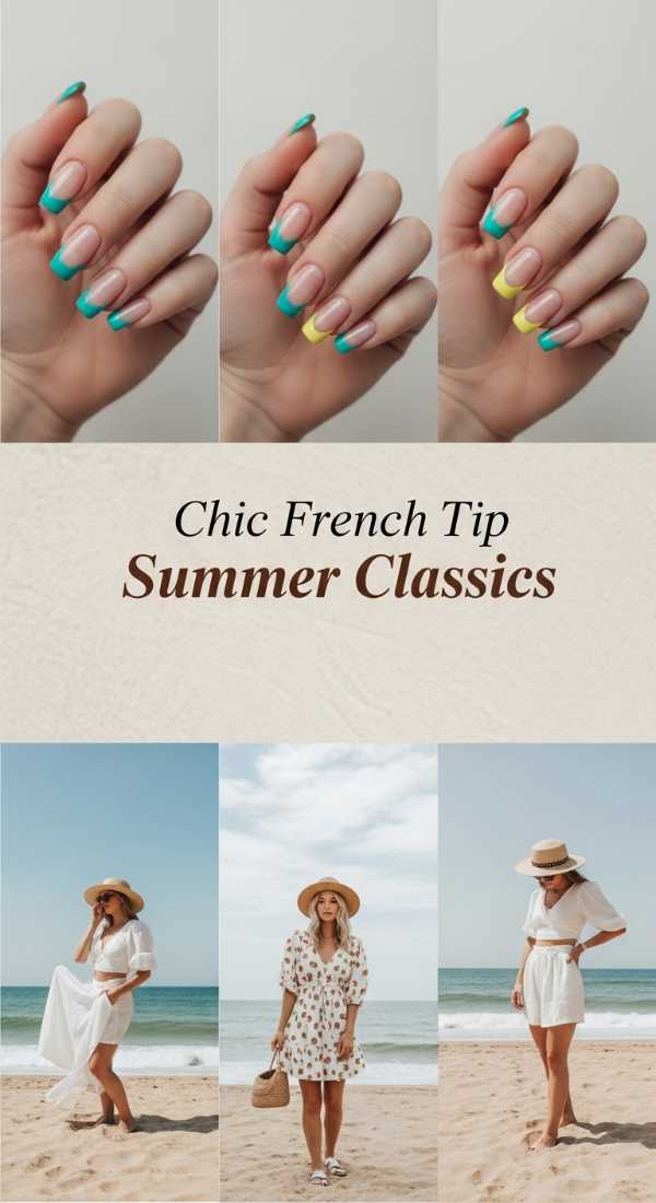 Chic French Tip Summer Classics 69ef3ad0a773f