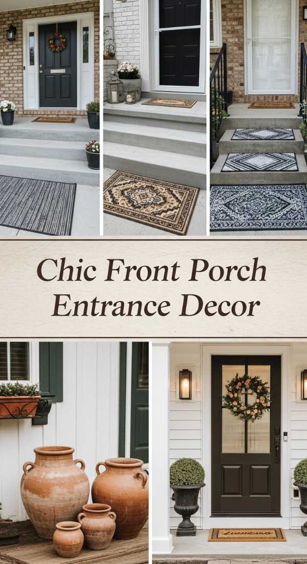 Chic Front Porch Entrance Decor 69f3a6ad6c9a3