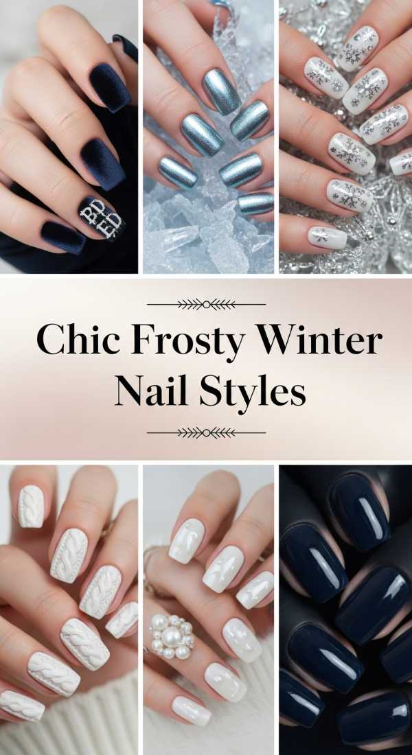 Chic Frosty Winter Nail Styles 69e350fdd0074