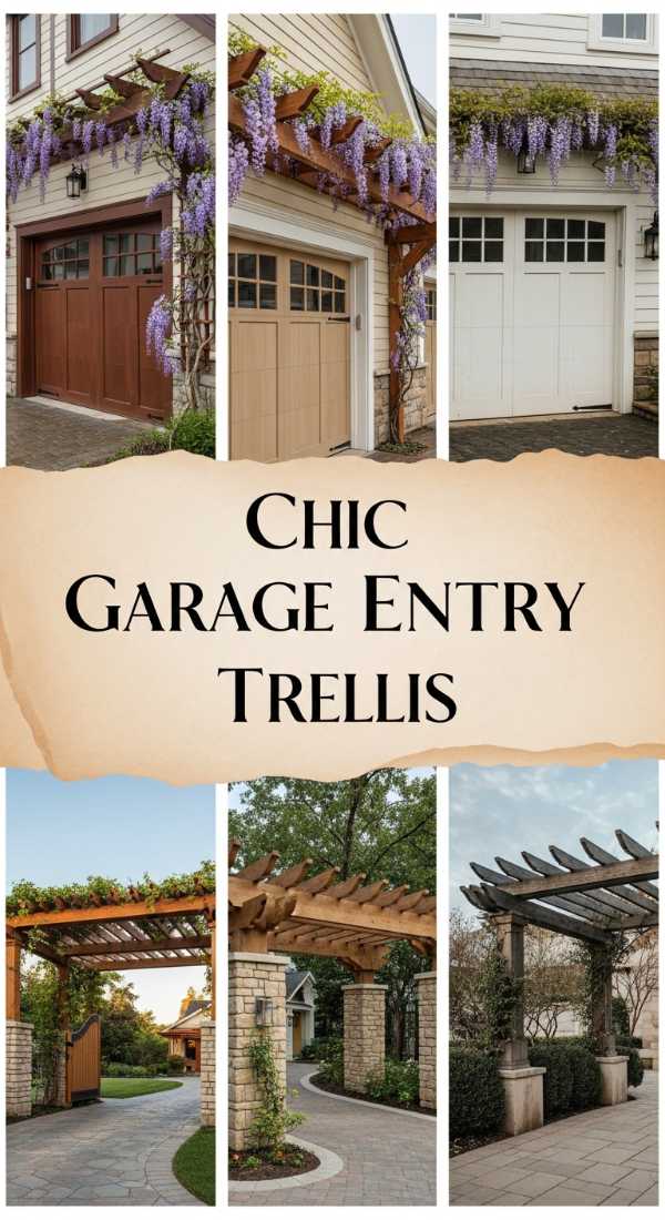 Chic Garage Entry Trellis 69df43d9e4c0c