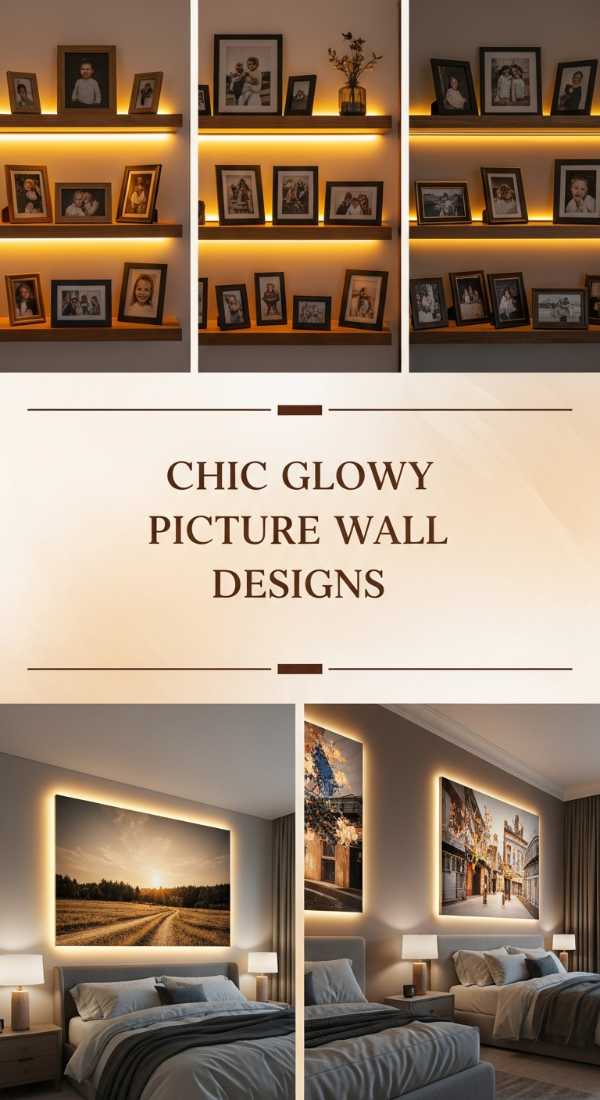 Chic Glowy Picture Wall Designs 69ed033190b72