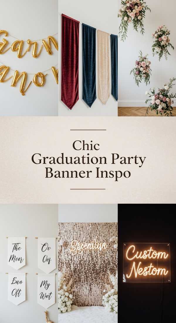 Chic Graduation Party Banner Inspo 69df2354a3810