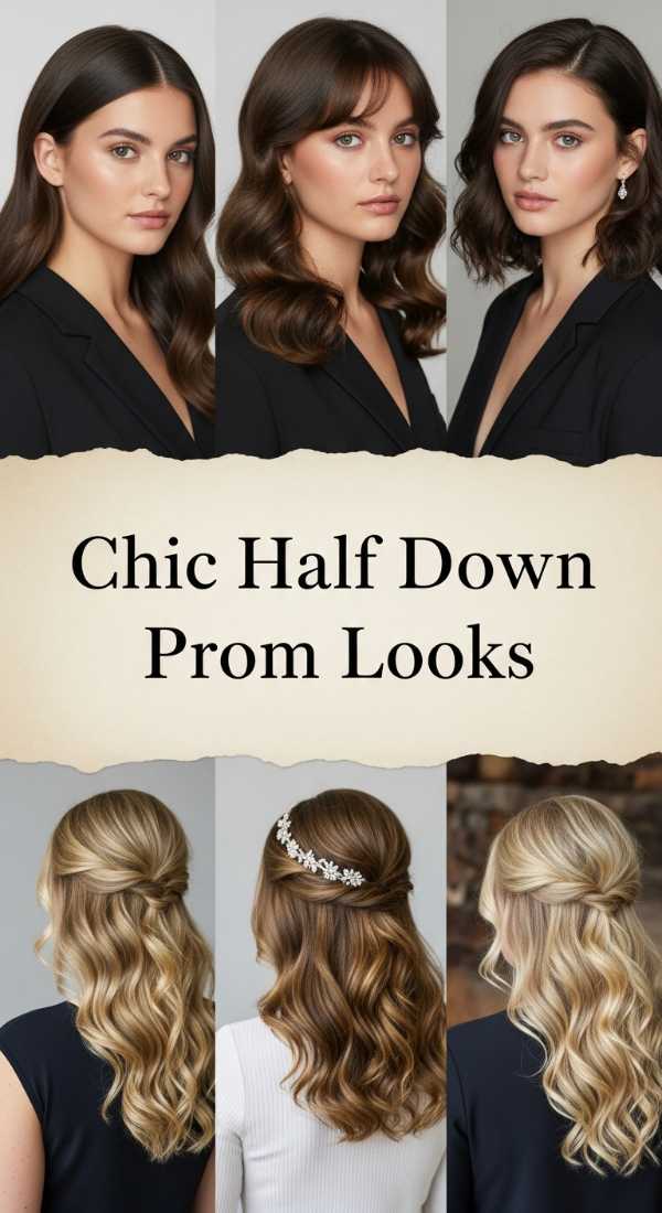 Chic Half Down Prom Looks 69f0e308cd3a3