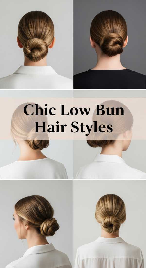Chic Low Bun Hair Styles 69e339fe7174e