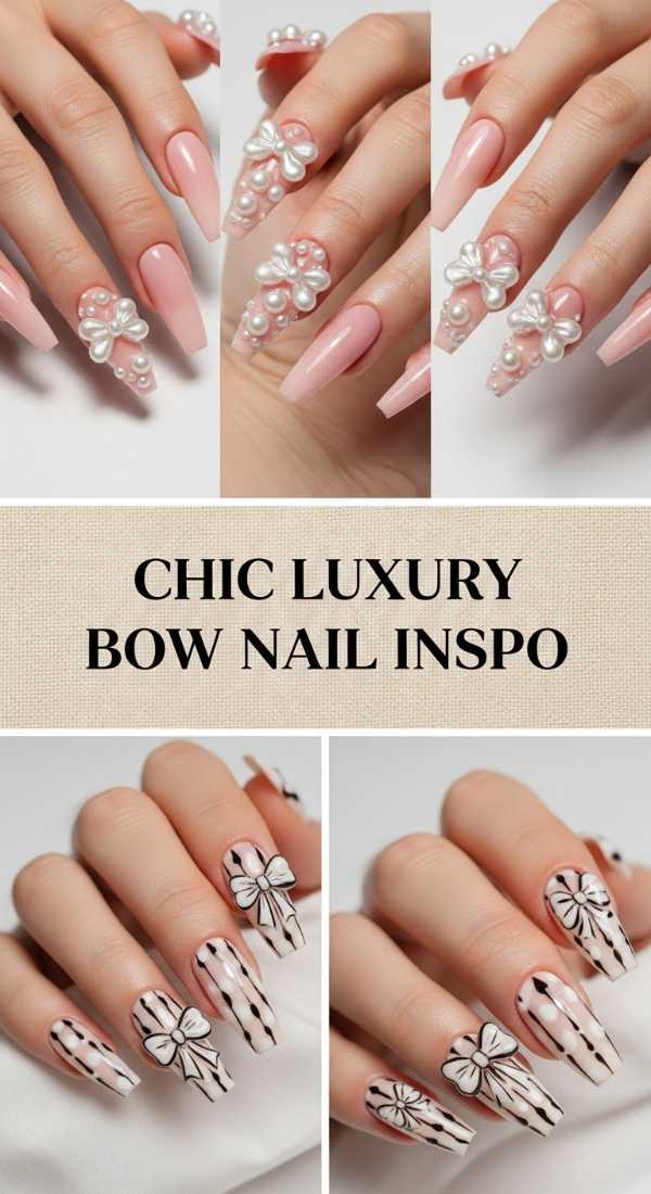 Chic Luxury Bow Nail Inspo 69ef3ac7385ef