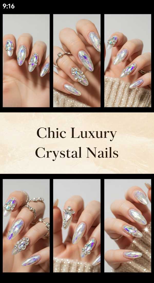 Chic Luxury Crystal Nails 69eb726ba3cf0