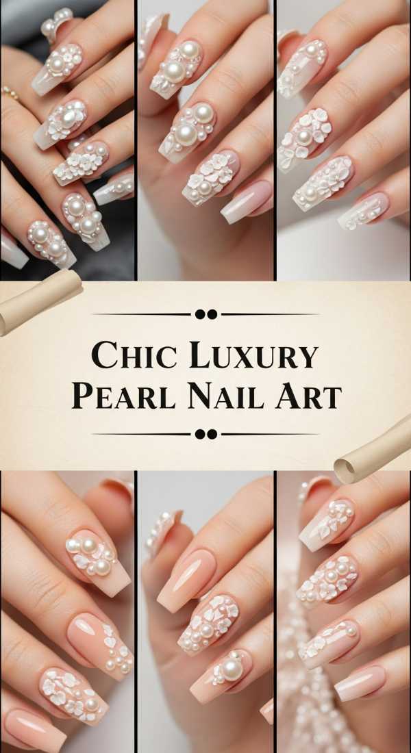 Chic Luxury Pearl Nail Art 69eb726021144