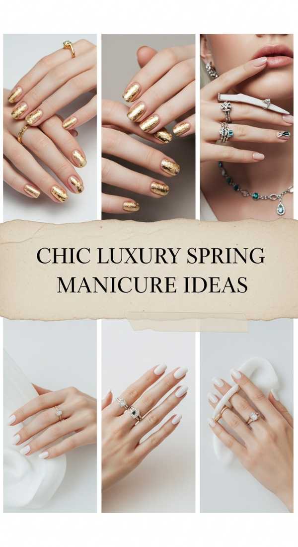 Chic Luxury Spring Manicure Ideas 69de45757281b