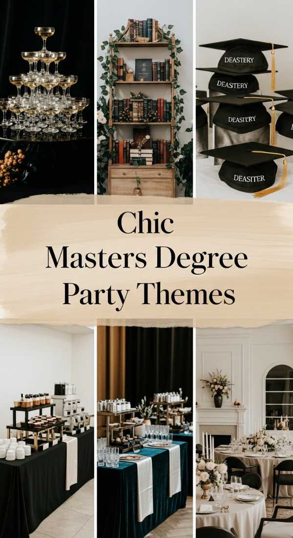 Chic Masters Degree Party Themes 69df234e89dcc