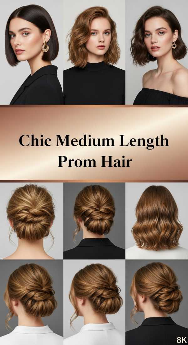 Chic Medium Length Prom Hair 69f0e1cc56989