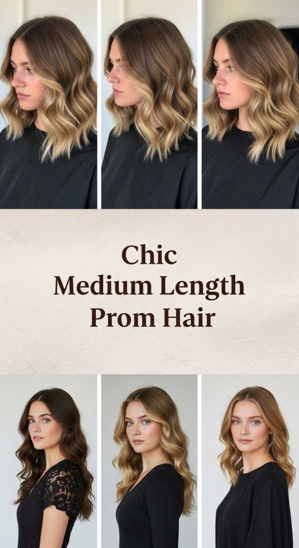 Chic Medium Length Prom Hair 69f0e31540f86