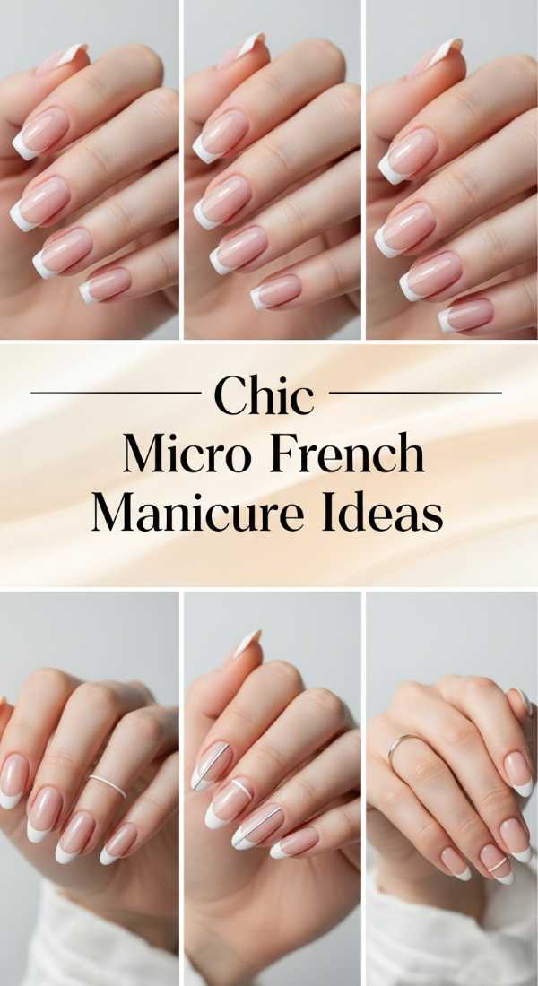Chic Micro French Manicure Ideas 69eb727621e6a