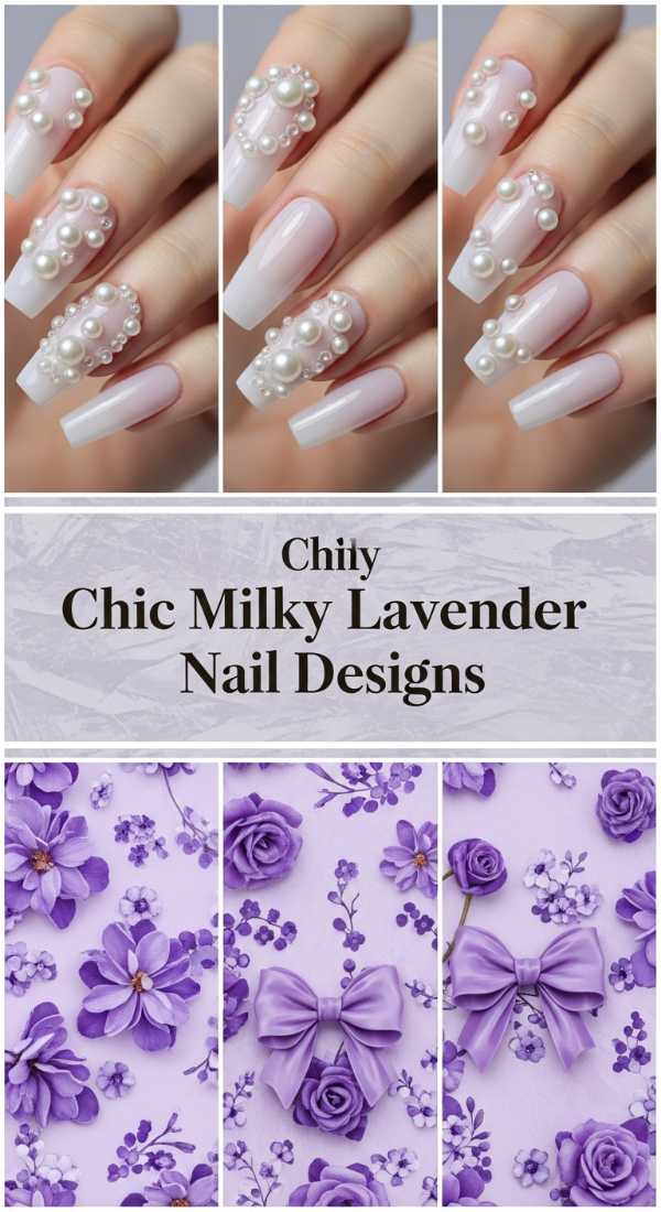 Chic Milky Lavender Nail Designs 69ef3c7f3e0c8